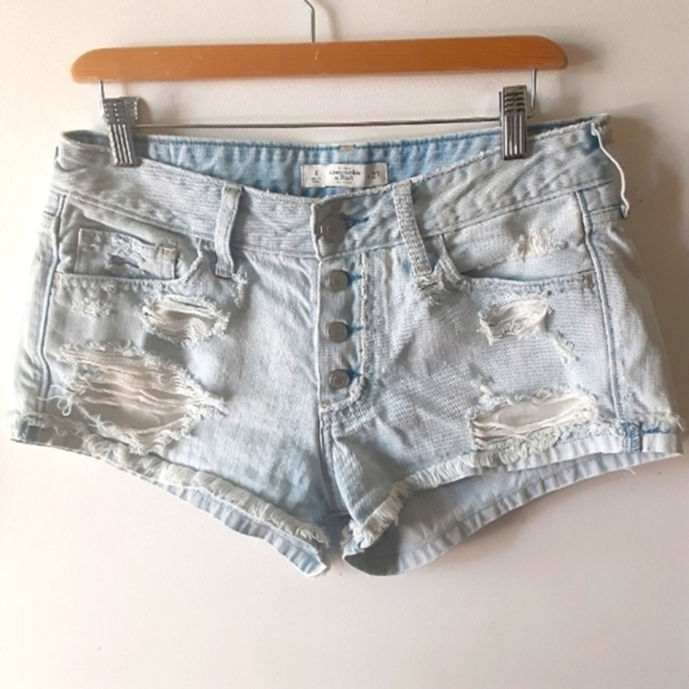 Abercrombie & Fitch jeans‎ shorts,distressed denim,27